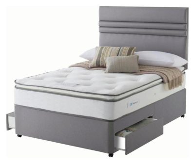 Sealy - 1400 Pocket Memory Pillowtop 2 Drawer - Double - Divan